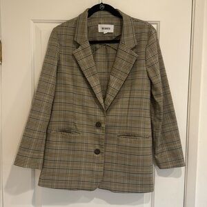 BB Dakota Plaid Blazer